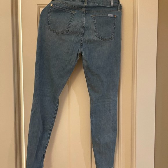 7 for All Mankind b(air) denim, the ankle skinny - Picture 9 of 9